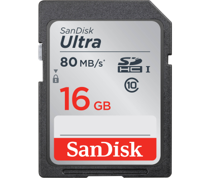 Karta pamięci Sandisk 16GB SDHC Ultra Class10 80MB/s UHS-I